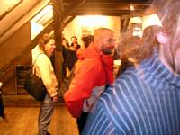 Vernisáž výstavy skupiny 001 na Skleněné louce