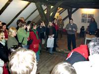 Vernisáž výstavy skupiny 001 na Skleněné louce