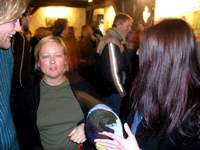 Vernisáž výstavy skupiny 001 na Skleněné louce