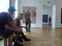 Dalibor Chatrný na výstavě Otto Plachta