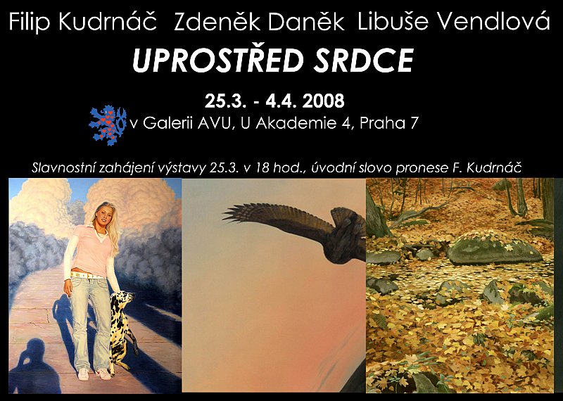 Filip Kudrnáč, Zdeněk Daněk, Libuše Vendlová, Galerie AVU, Praha, 2008