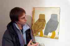 Petr Kožíšek: Owls and cages, Galerie Dolmen, 2007