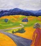 Lukáš Vik: Bez názvu, 70x60 cm, olej na plátně, 2006