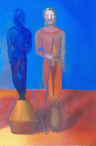 Výstava na Radikále 2.3.2005, Pavel Štych: olej, dřevo, 73x119cm